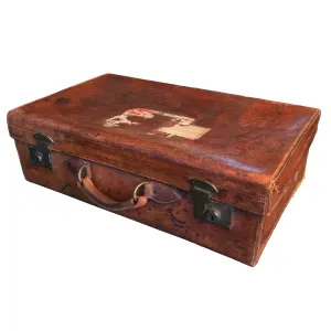 English Leather Suitcase