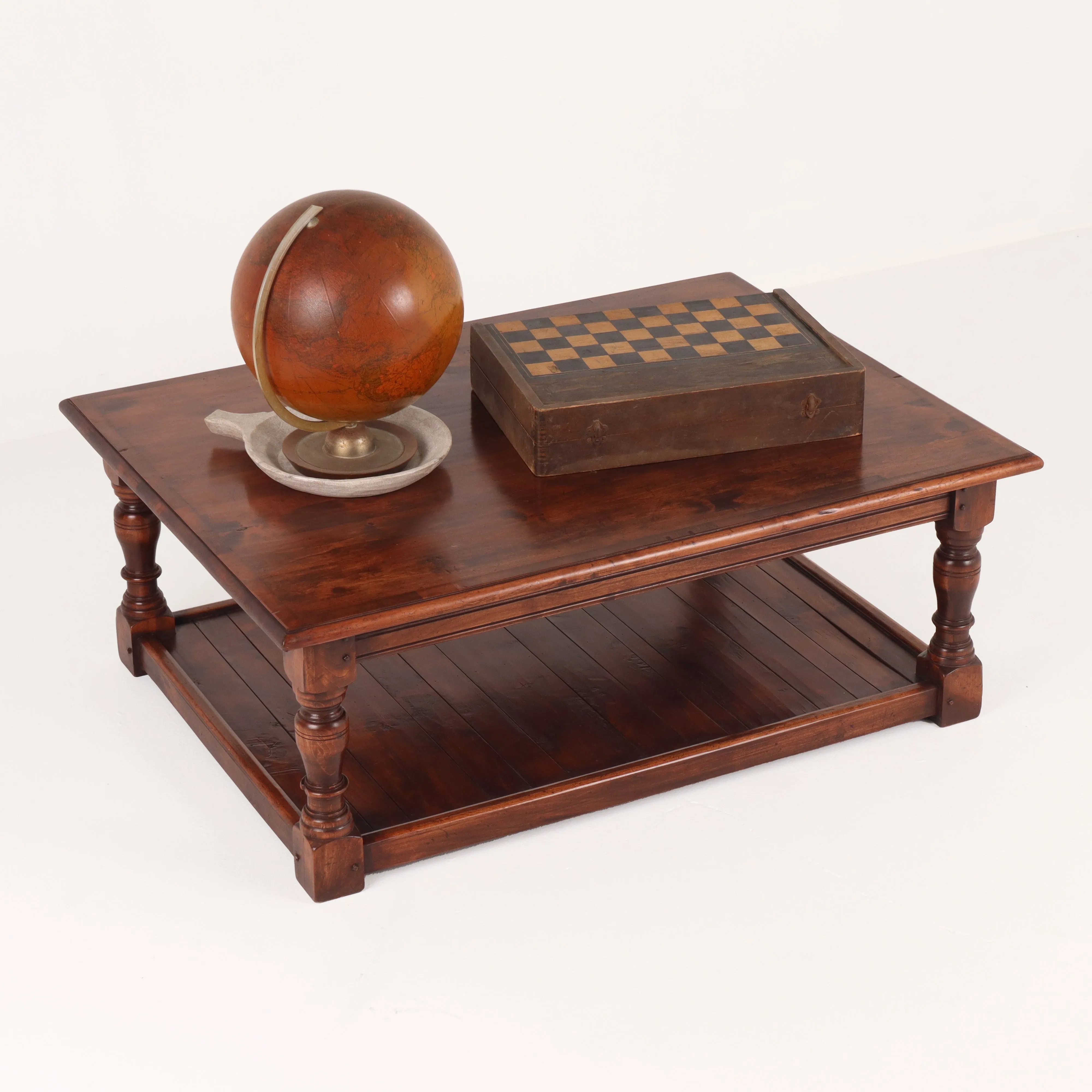 English Vintage Chess Board Game Box c1920