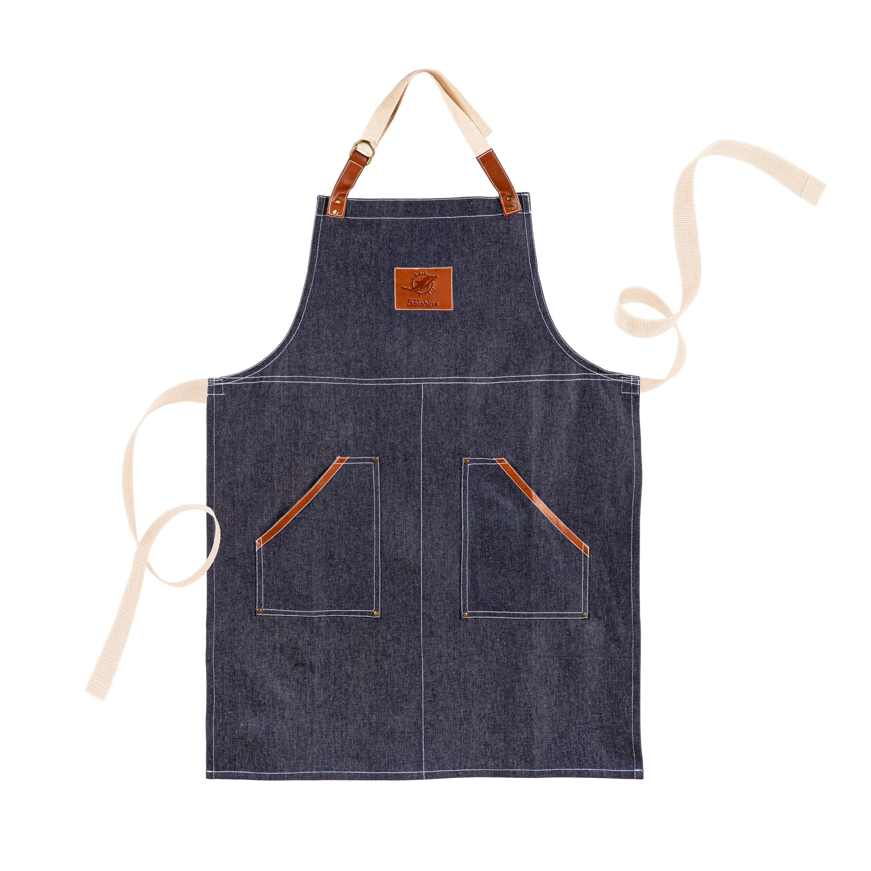 Evergreen Gifts,Denim Apron, Miami Dolphins,26x34x0.01 Inches