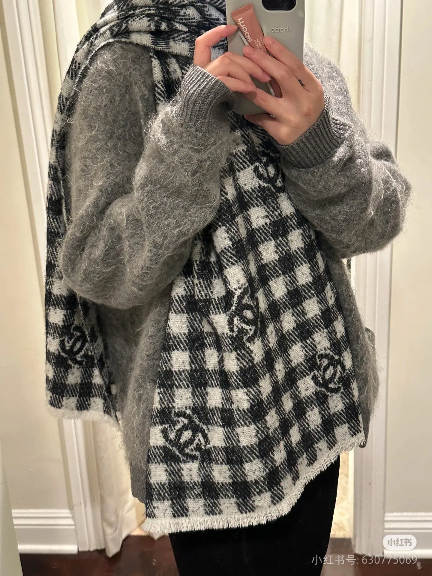 Fashion CC Plaid Scarf