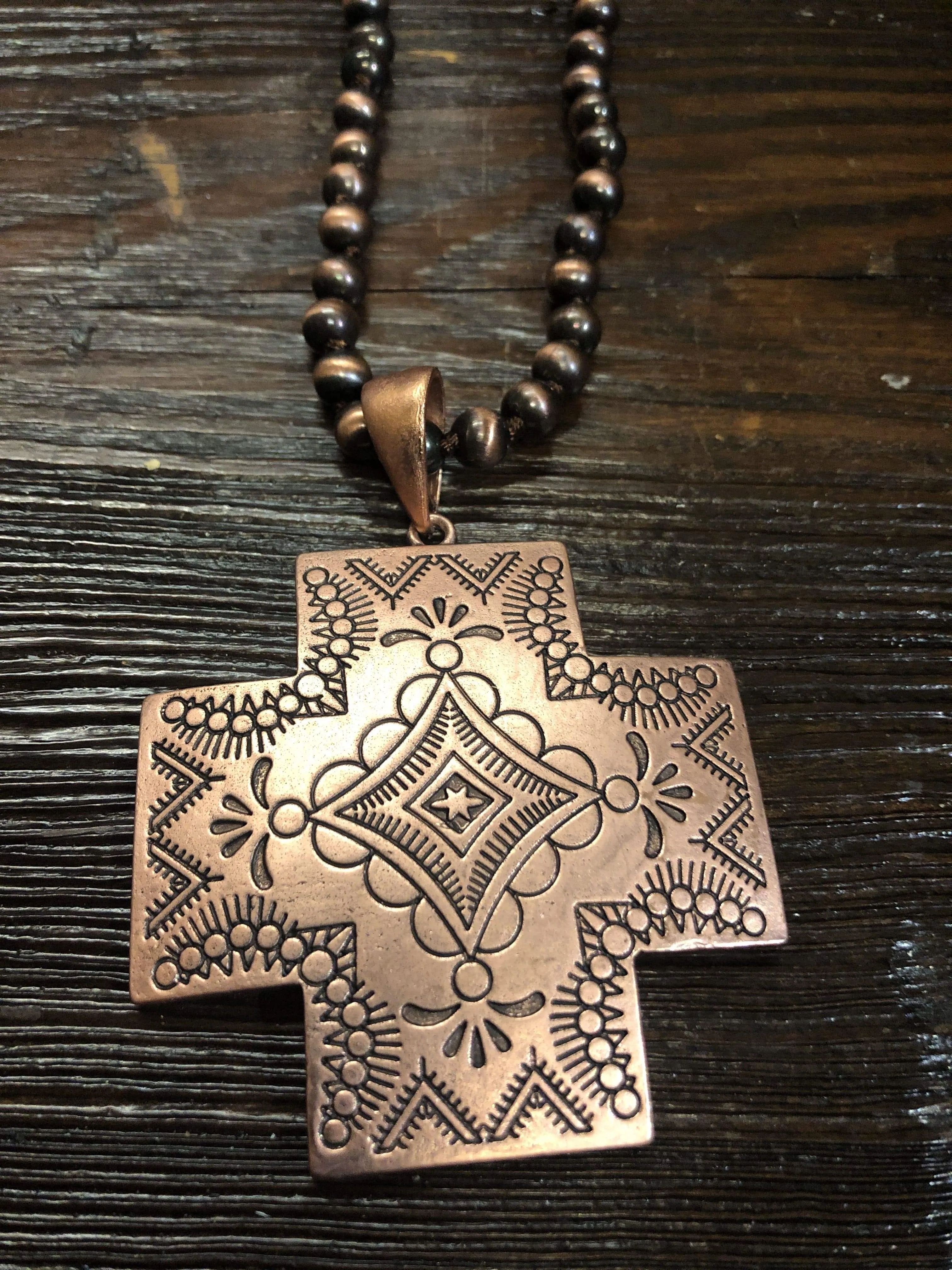 Fashion Copper Cross Pendant