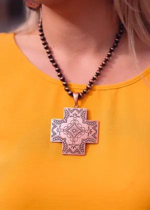 Fashion Copper Cross Pendant