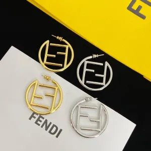 Fashion FF Hollow Earrings