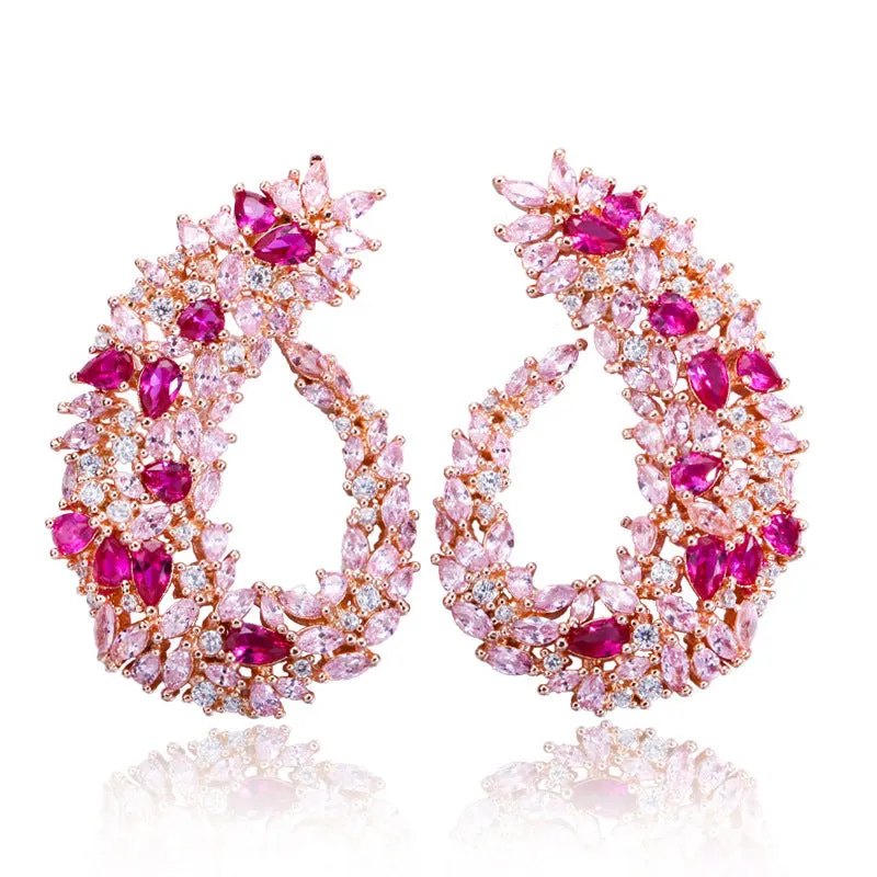 Fashion High-end Atmospheric Leaf Earrings