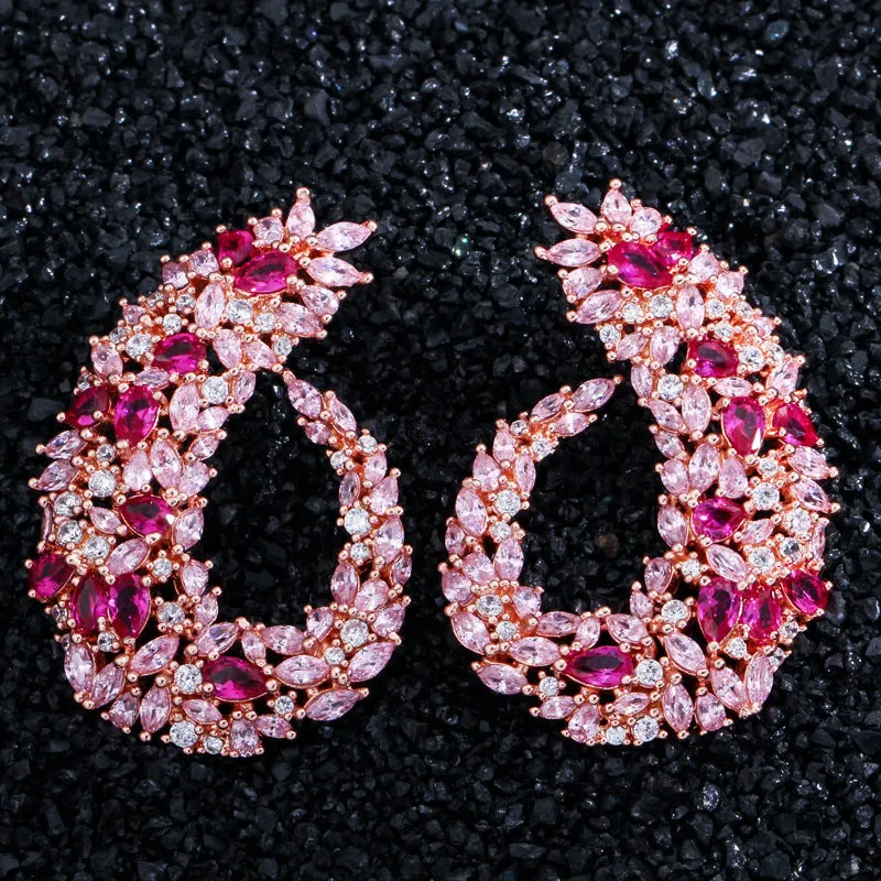 Fashion High-end Atmospheric Leaf Earrings