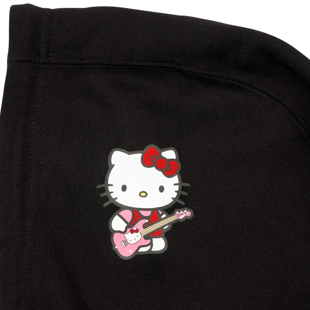 Fender Hello Kitty Logo Black Hoodie Small