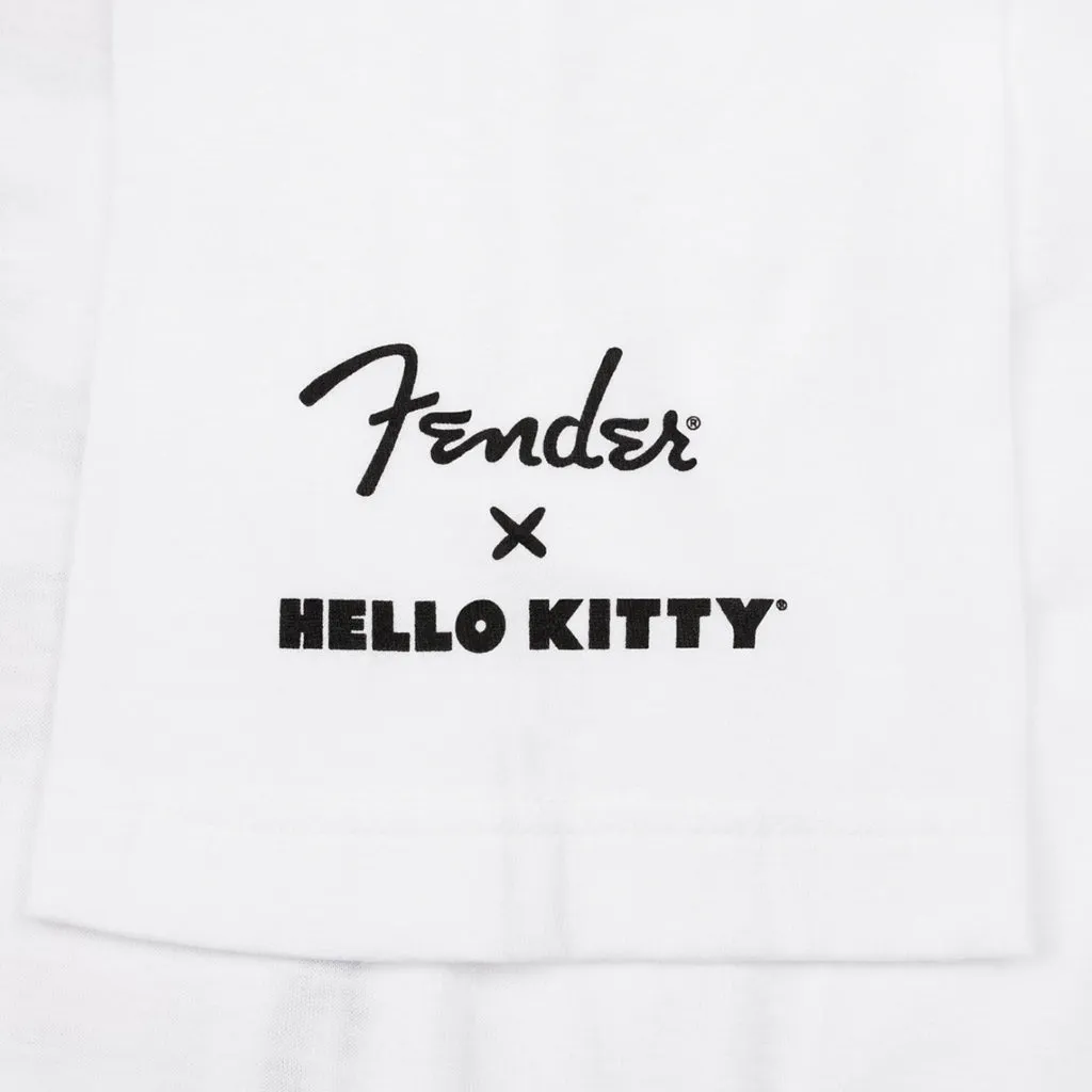 Fender Hello Kitty SL Logo Tee White Large