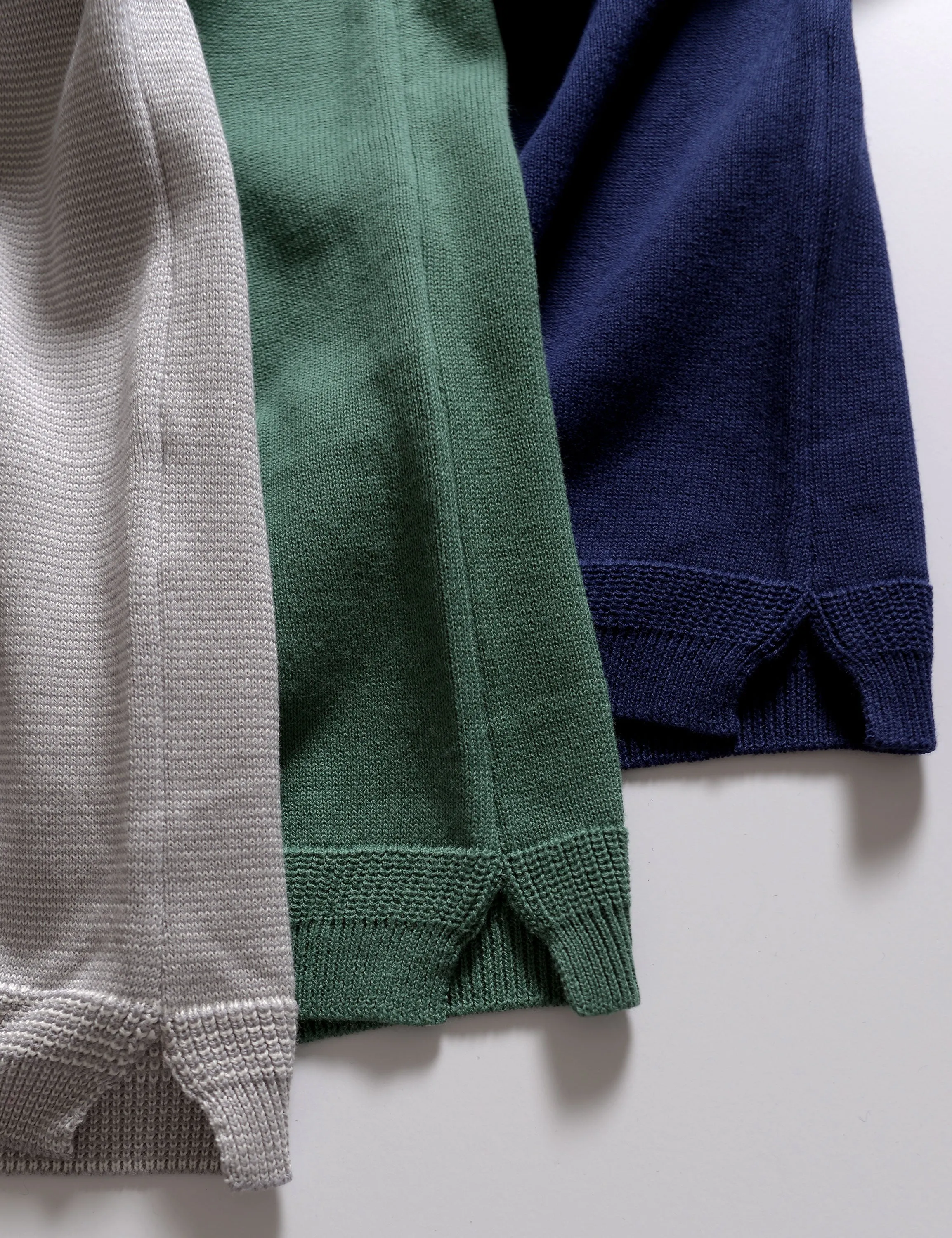 FINAL SALE: Knit Cotton Sweater - Midnight Blue