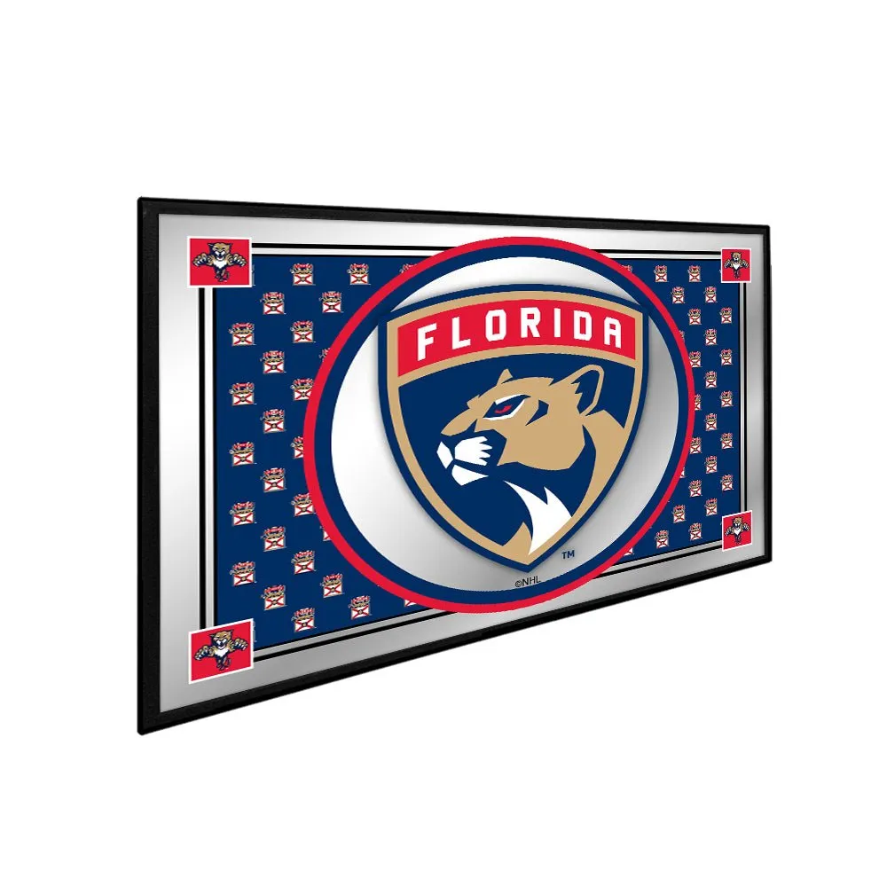 Florida Panthers: Team Spirit - Framed Mirrored Wall Sign