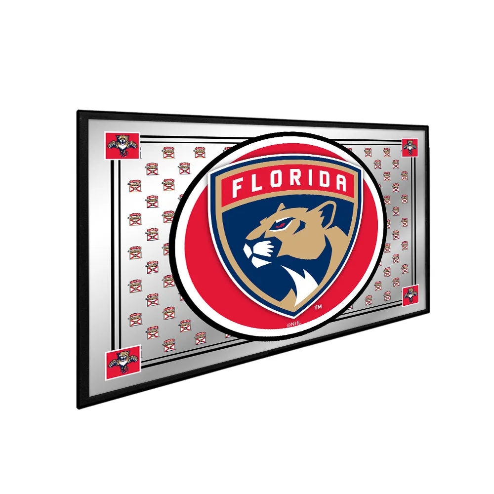 Florida Panthers: Team Spirit - Framed Mirrored Wall Sign