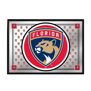 Florida Panthers: Team Spirit - Framed Mirrored Wall Sign