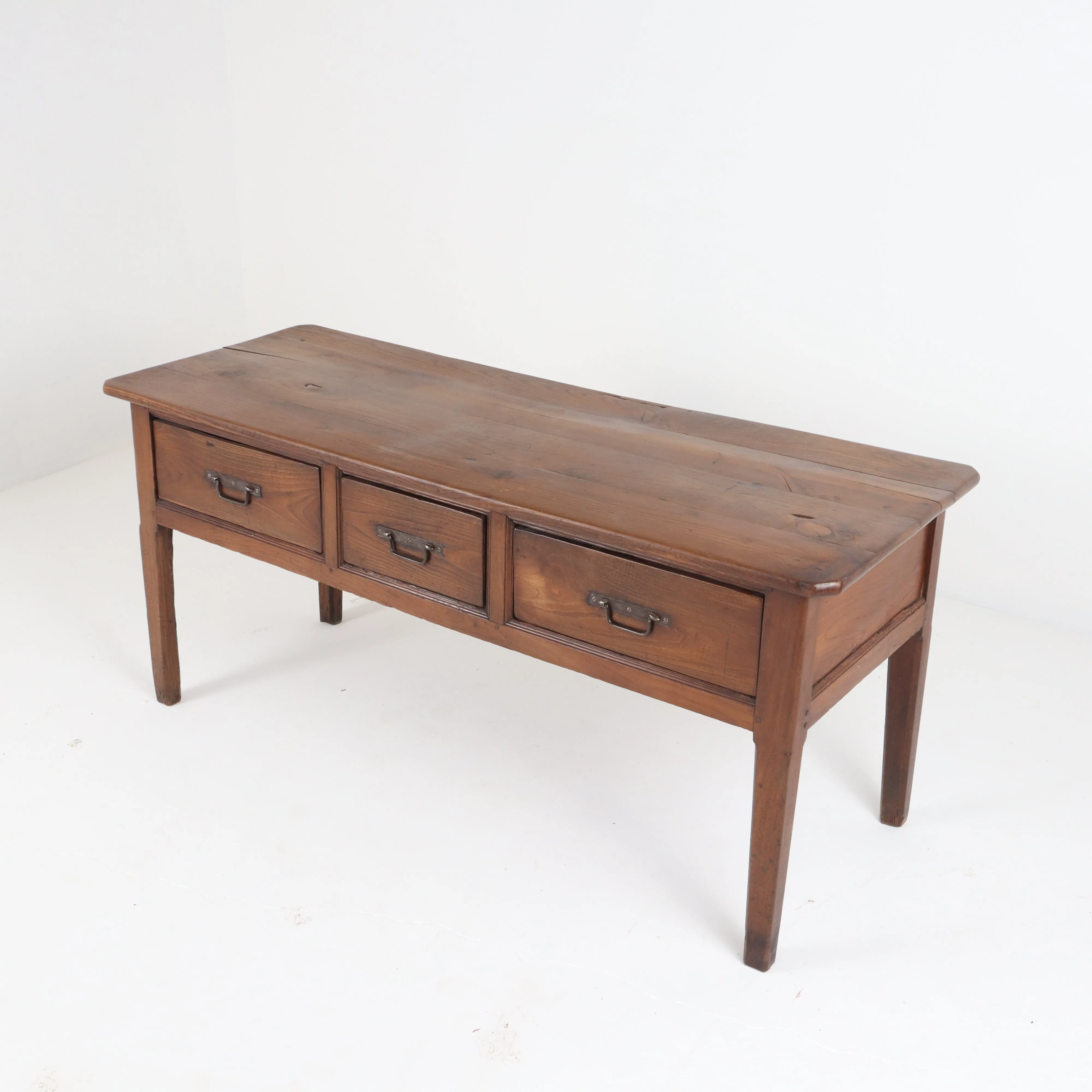 French Antique Fruitwood Server / Sideboard c1860