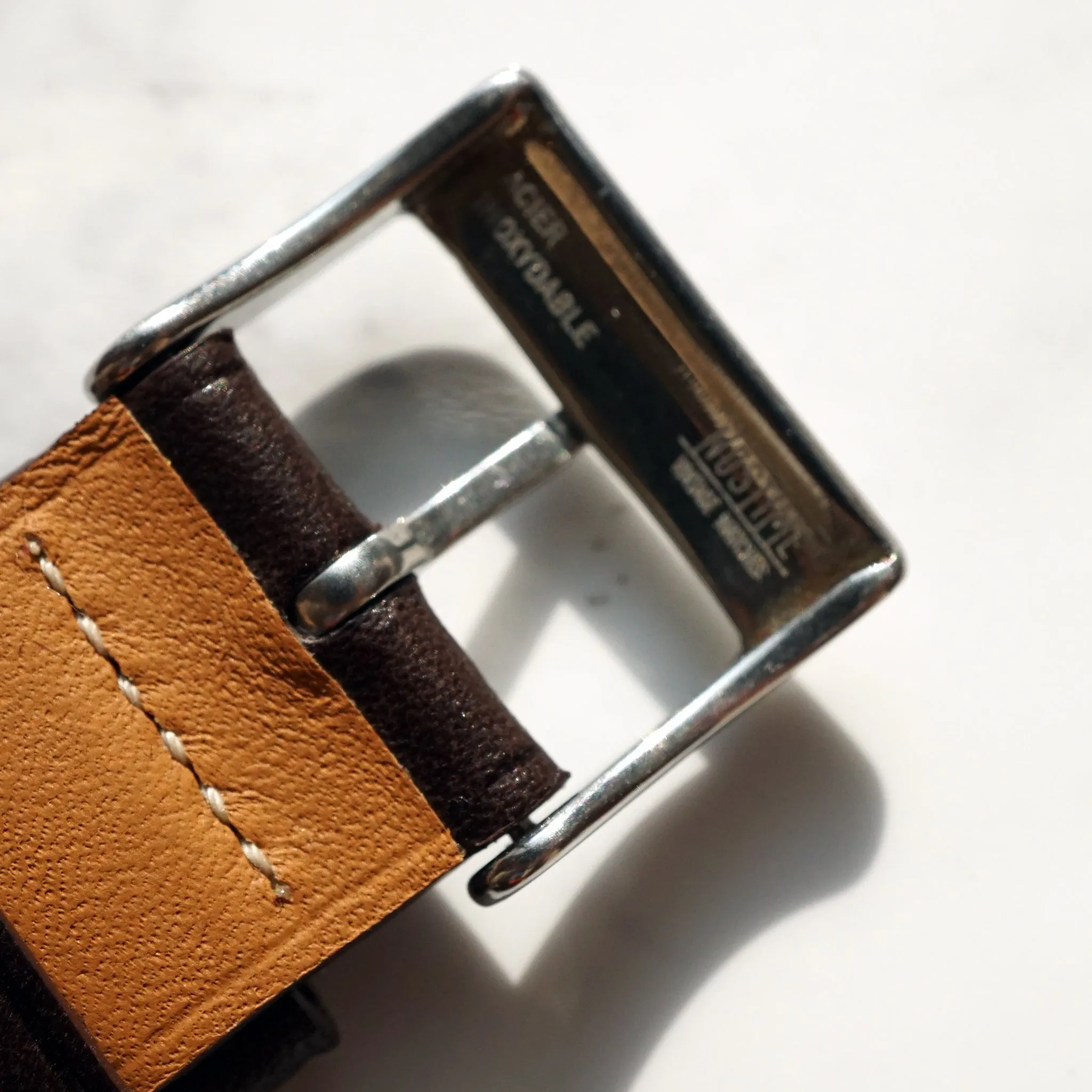 FRENCH BLUEJEAN GRAINED CALF STANDARD STRAP