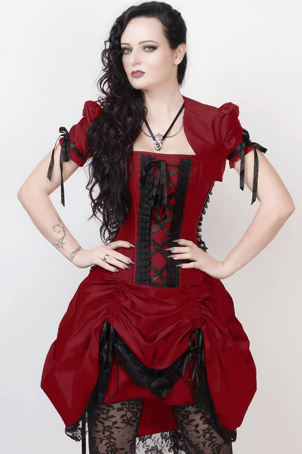Fyodor Victorian Inspired Corset Dress with Bolero