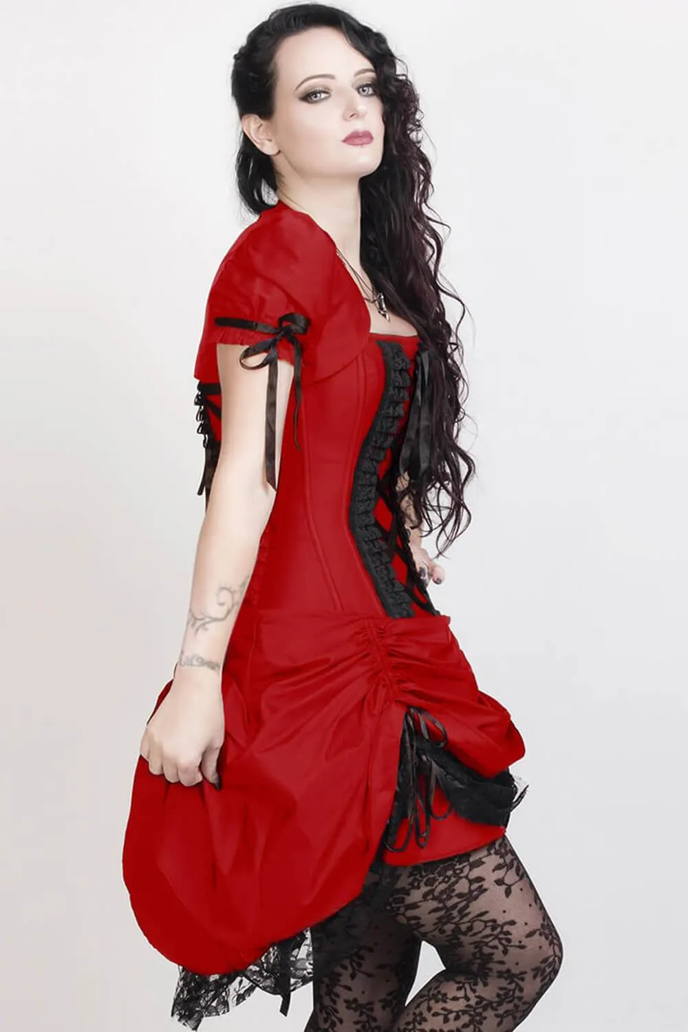 Fyodor Victorian Inspired Corset Dress with Bolero