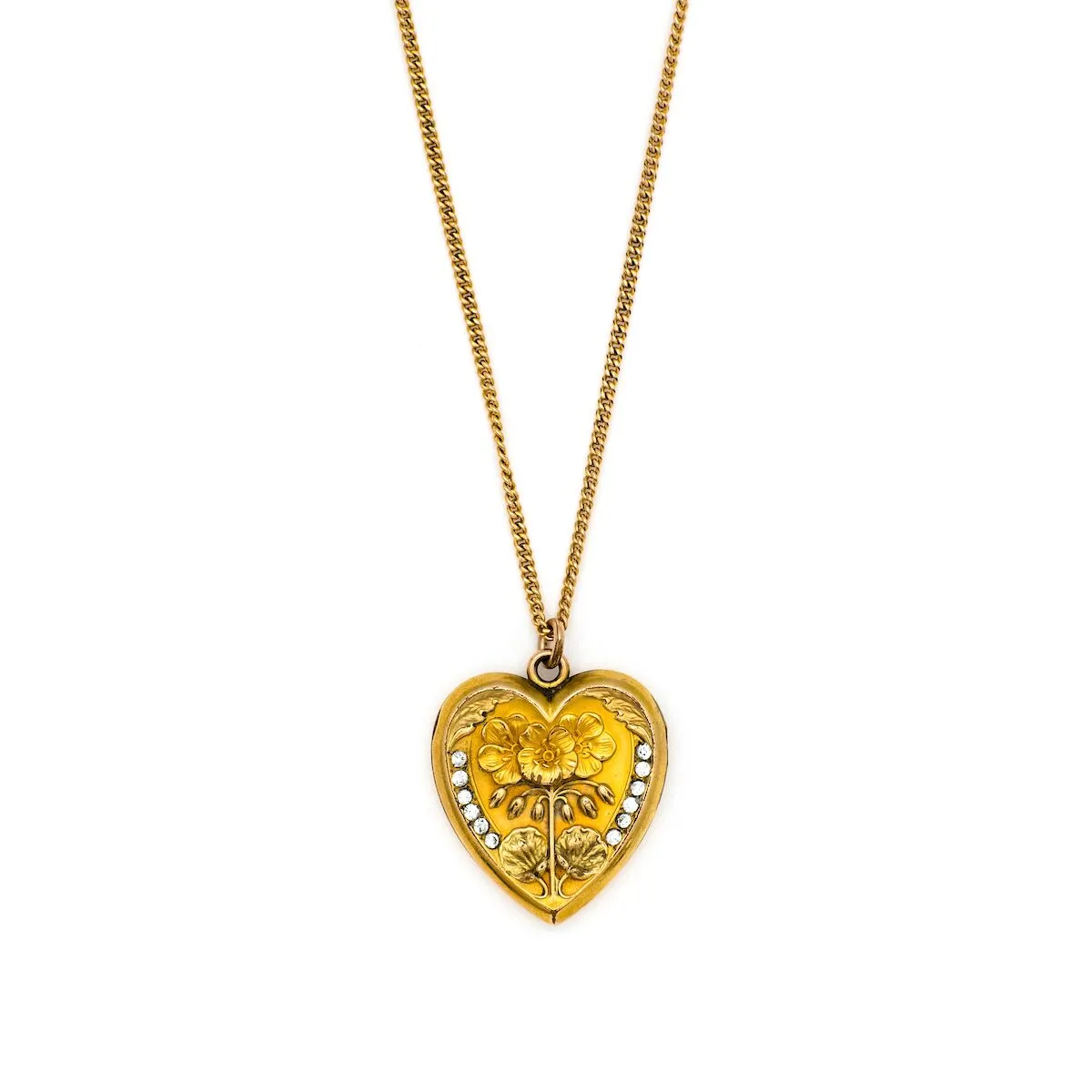 Geranium Heart Locket