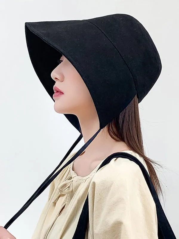 Going Out Solid Color Sun Protection Fisherman Hat