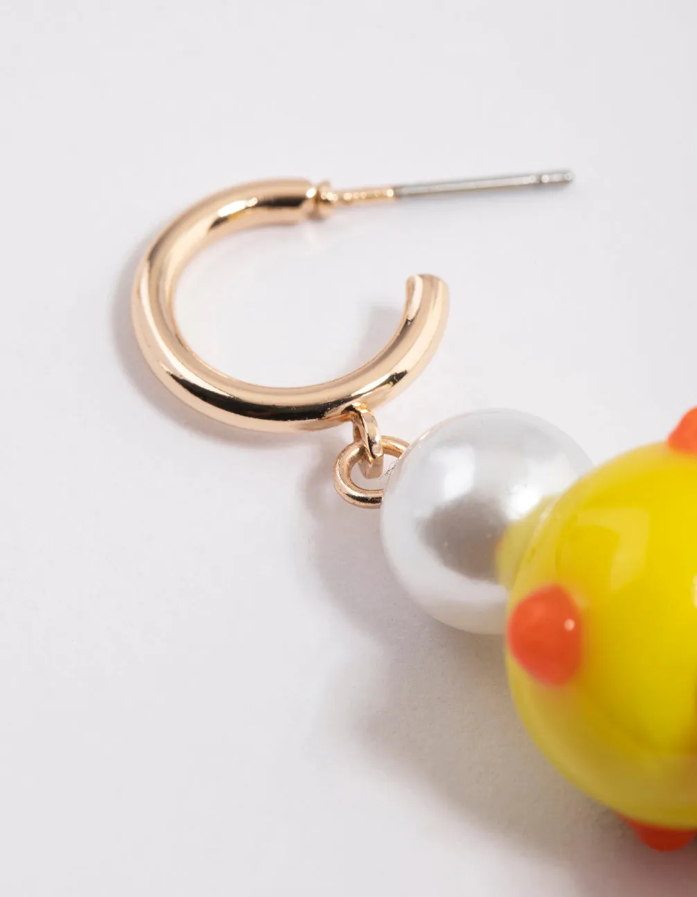 Gold Multi Round Beaded Earrings