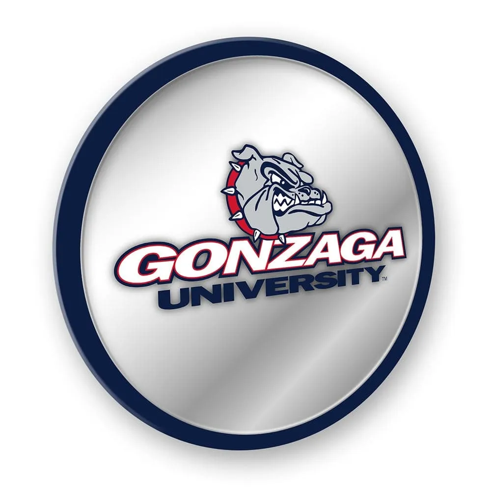Gonzaga Bulldogs: Modern Disc Mirrored Wall Sign