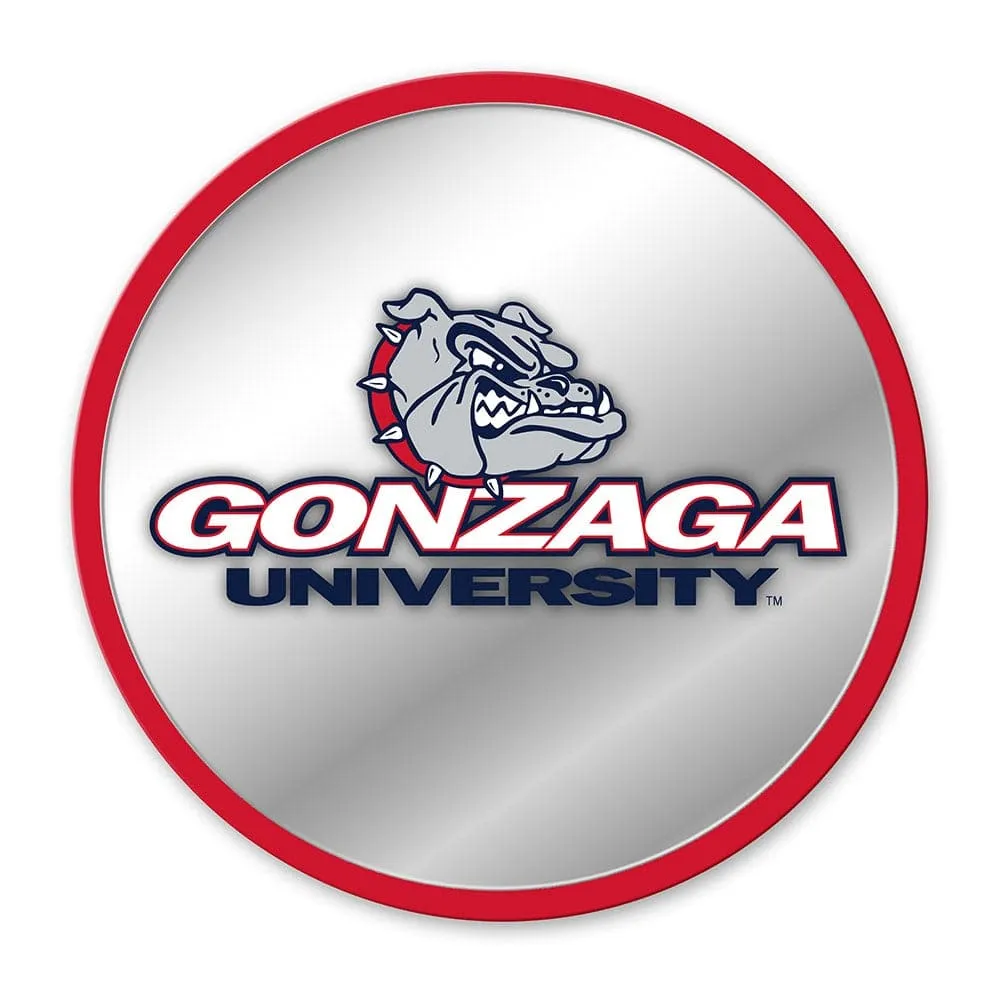 Gonzaga Bulldogs: Modern Disc Mirrored Wall Sign