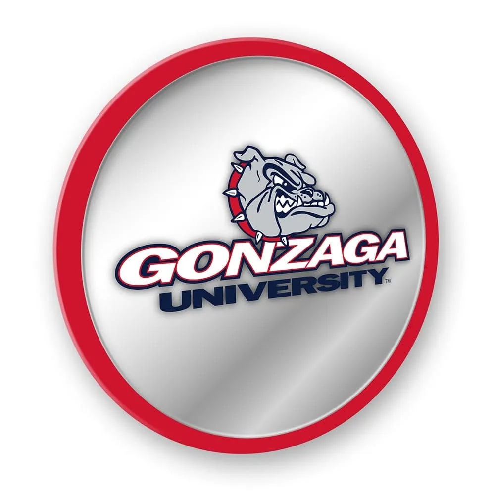 Gonzaga Bulldogs: Modern Disc Mirrored Wall Sign