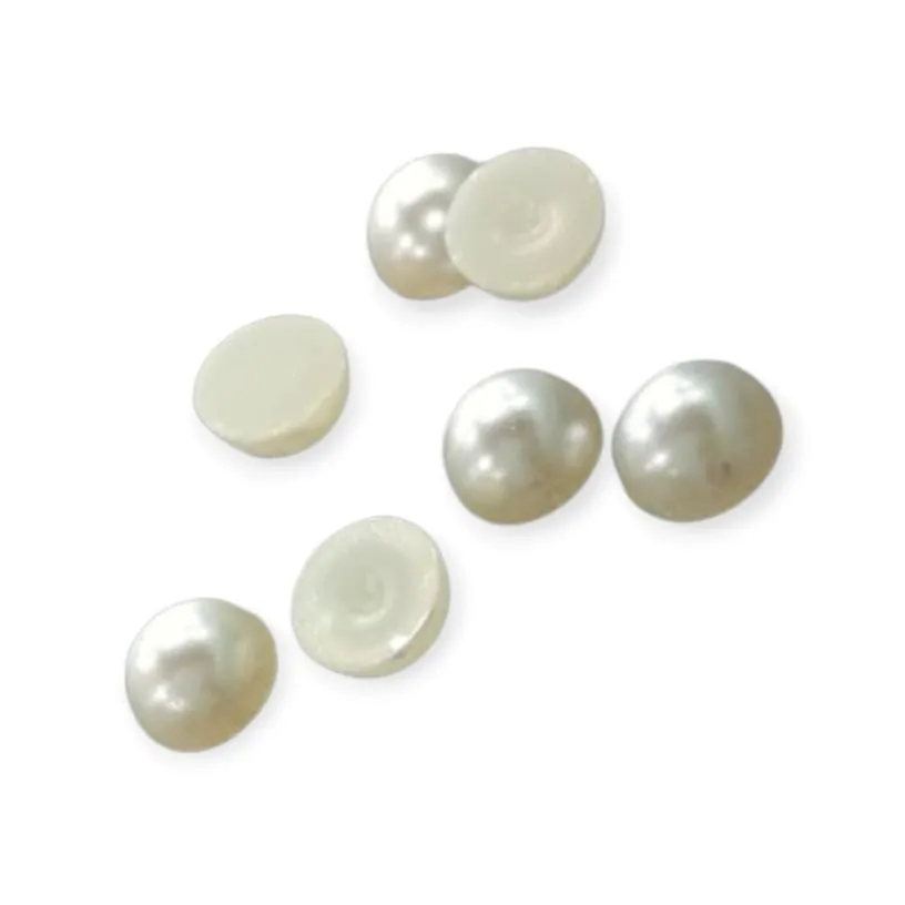 Half Pearl Med/Sml Beads