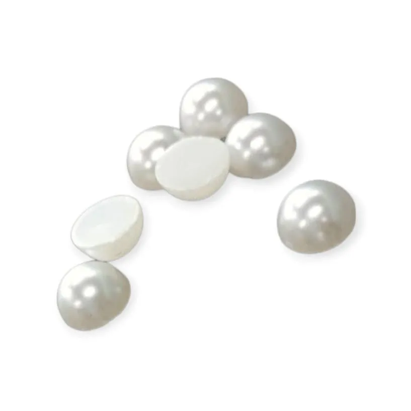 Half Pearl Med/Sml Beads