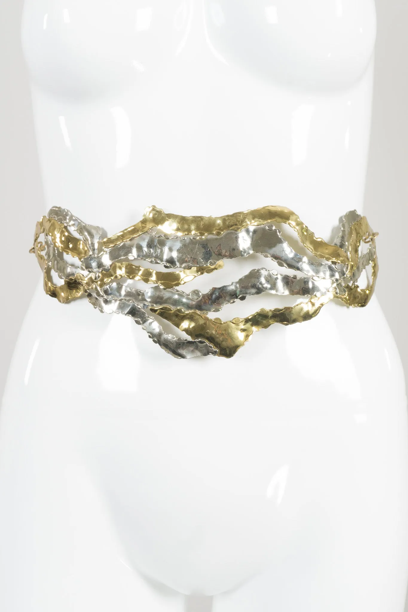 Hammered Brutalist Belt