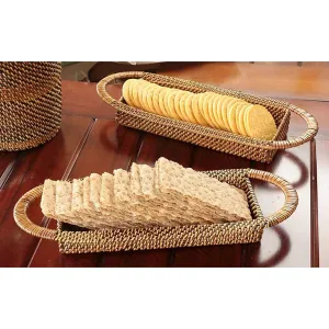 Handwoven Cracker Basket (Set of 2)