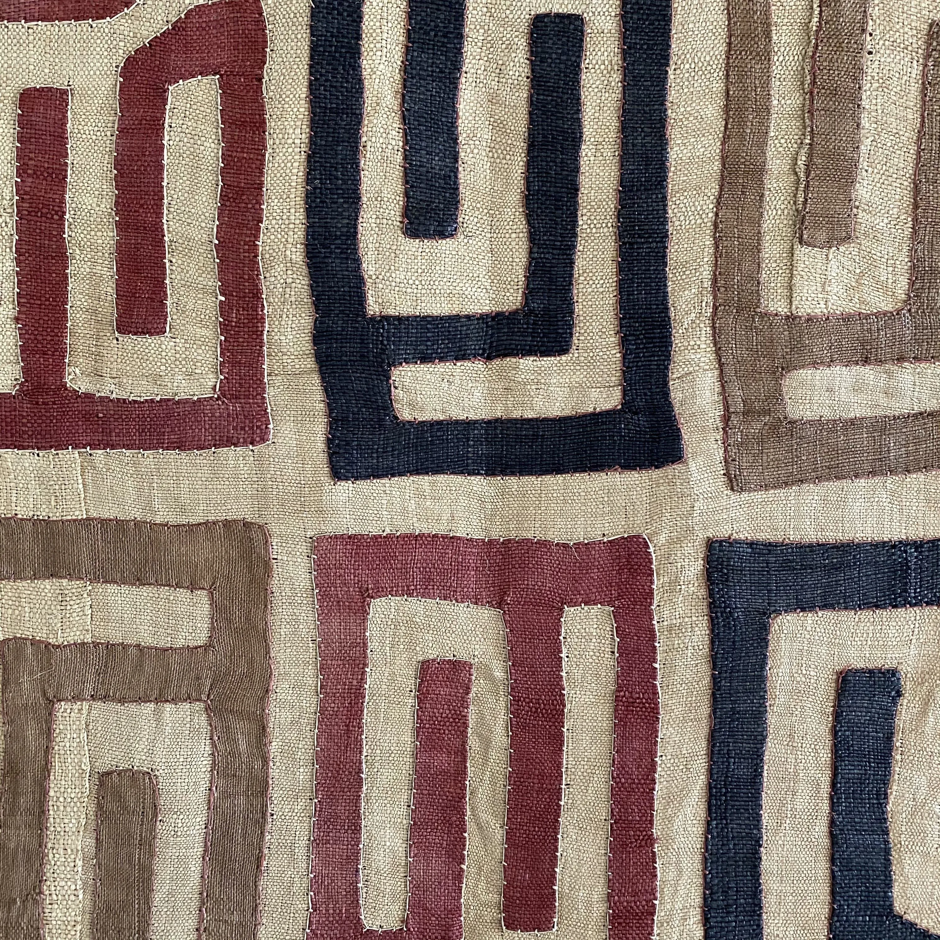 Handwoven Vintage Kuba Cloth  (#5115 | 23 x 135")