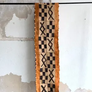 Handwoven Vintage Kuba Cloth  (#5649 | 19 x 139")