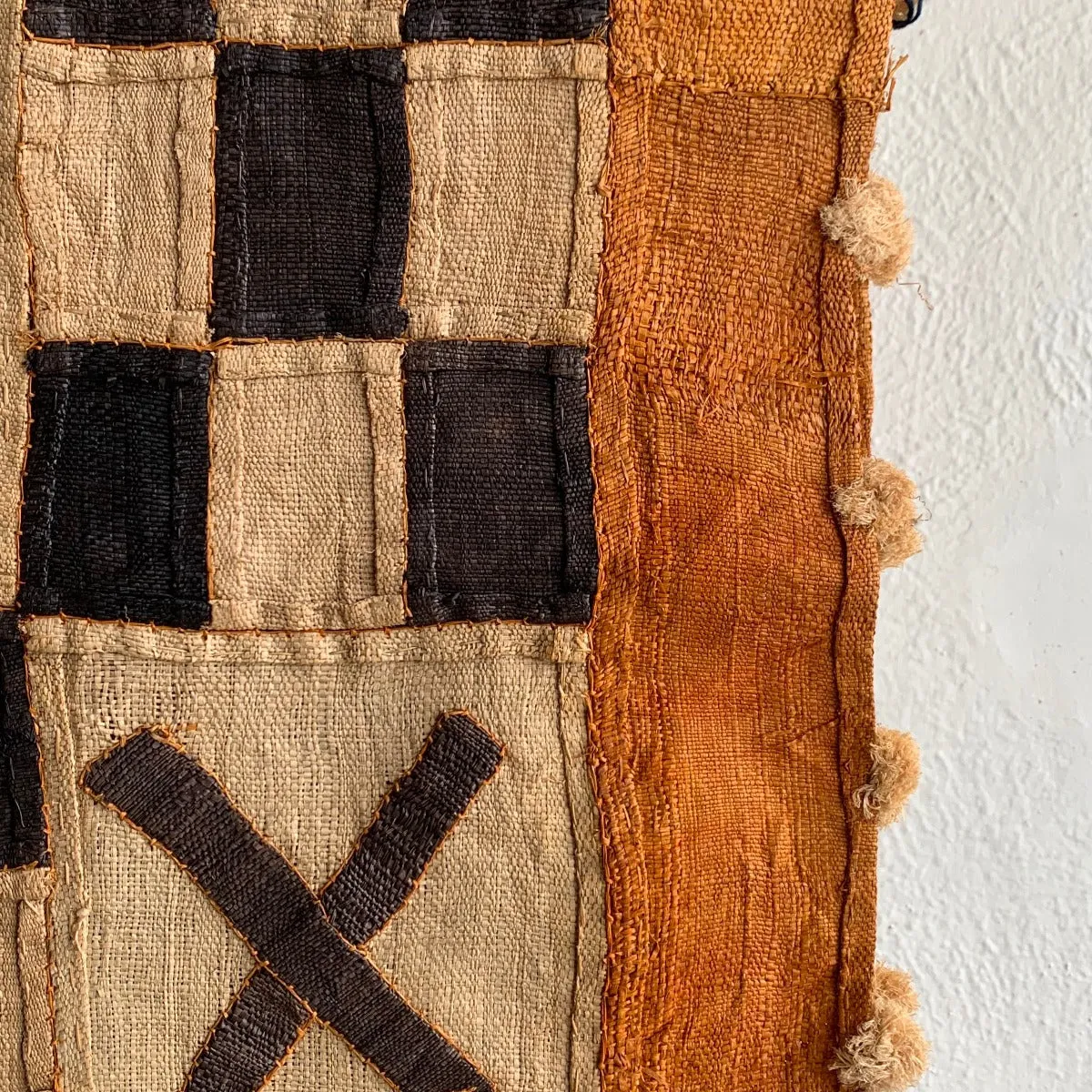 Handwoven Vintage Kuba Cloth  (#5649 | 19 x 139")