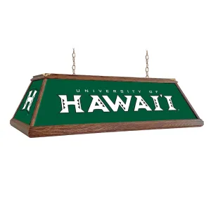 Hawaii Warriors: Premium Wood Pool Table Light