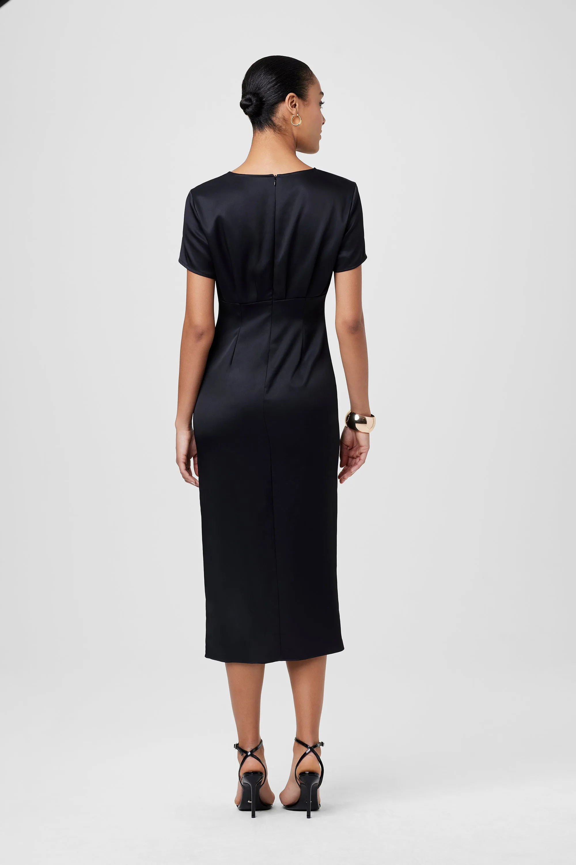 Heather Silk Midi Dress