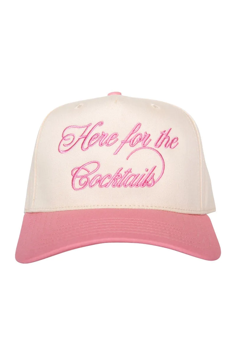 Here For The Cocktails Two Toned Vintage Hat