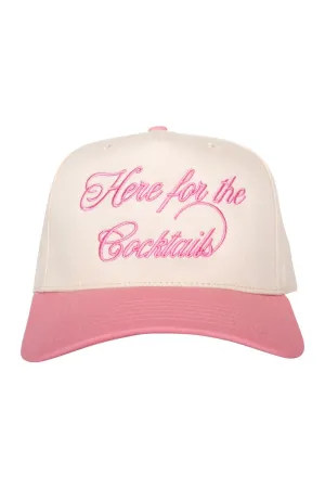 Here For The Cocktails Two Toned Vintage Hat