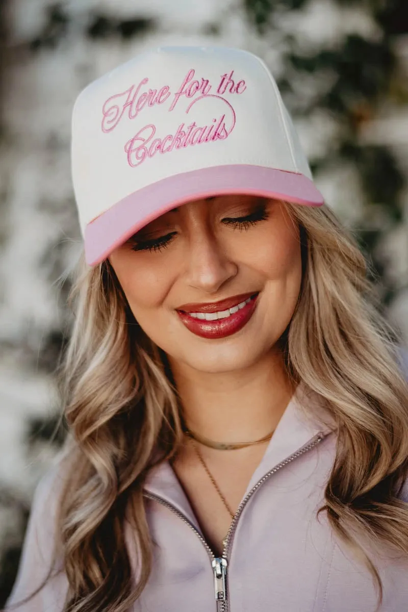 Here For The Cocktails Two Toned Vintage Hat
