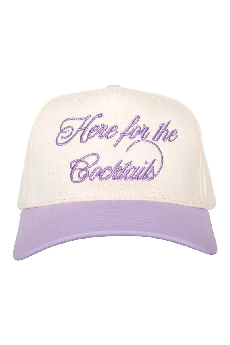 Here For The Cocktails Two Toned Vintage Hat