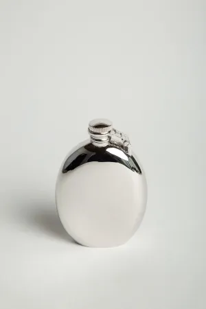 HERMÈS | 1960'S SMALL STERLING SILVER FLASK