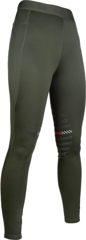 HKM Riding Leggings Sports Silicone Knee Patch