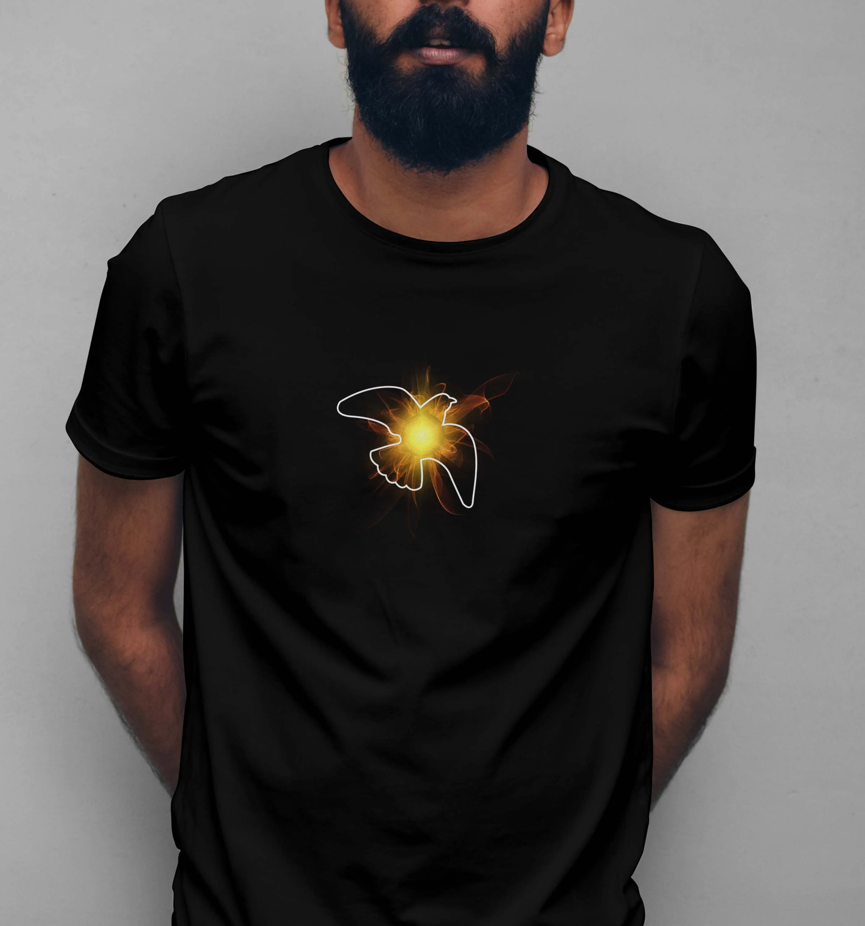 Holy Ghost Dove Christian Religious Cotton Tee Shirt