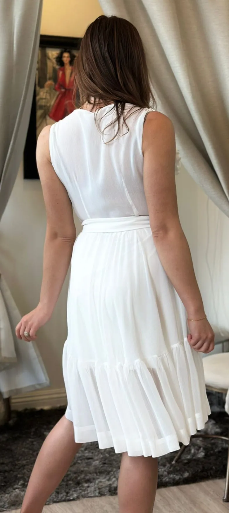 In Bloom Knee Length 3/4 Sleeves Dress