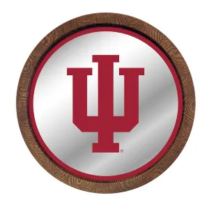 Indiana Hoosiers: Mirrored Barrel Top Mirrored Wall Sign