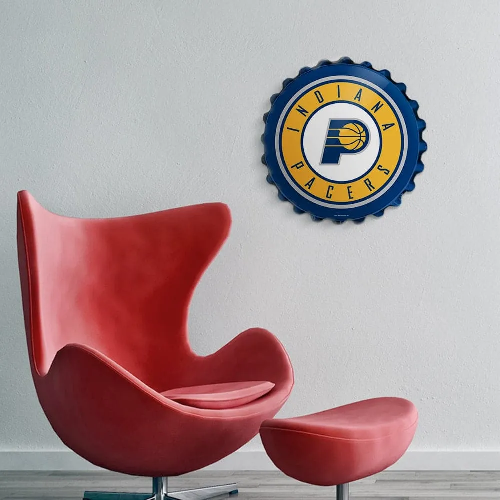 Indiana Pacers: Bottle Cap Wall Sign