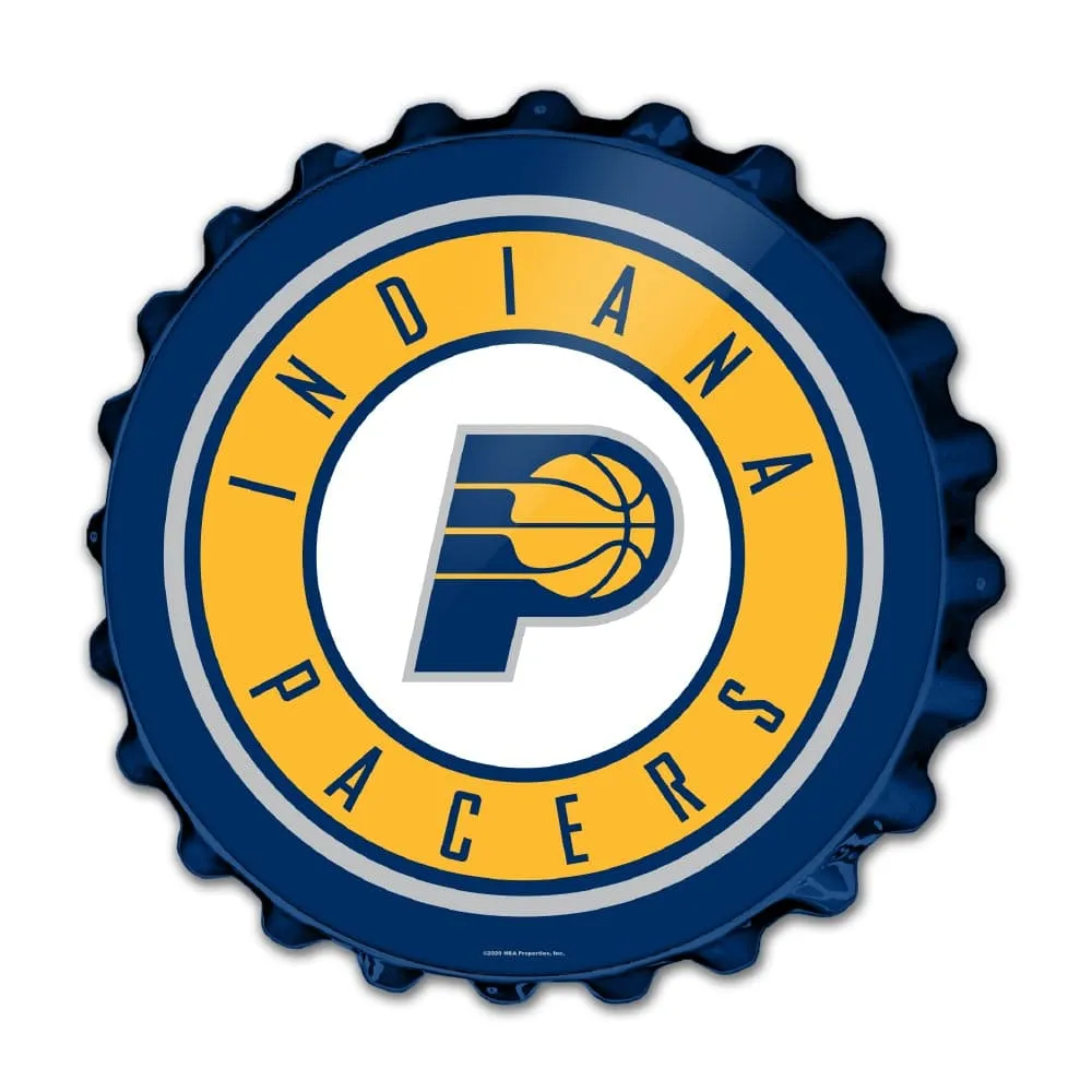 Indiana Pacers: Bottle Cap Wall Sign