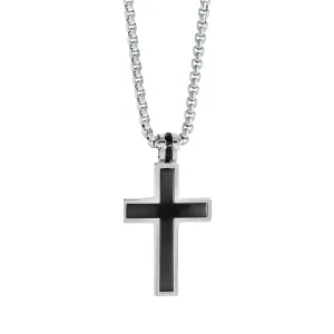 Inlay Cross Pendant