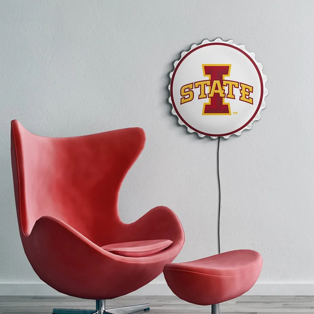 Iowa State Cyclones: Bottle Cap Wall Light