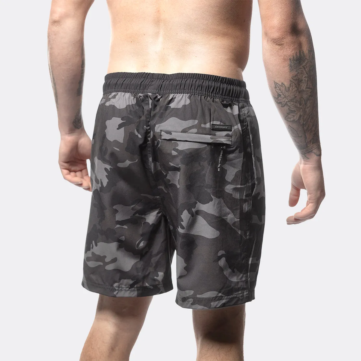 Jack Hybrid Short - Black Camo