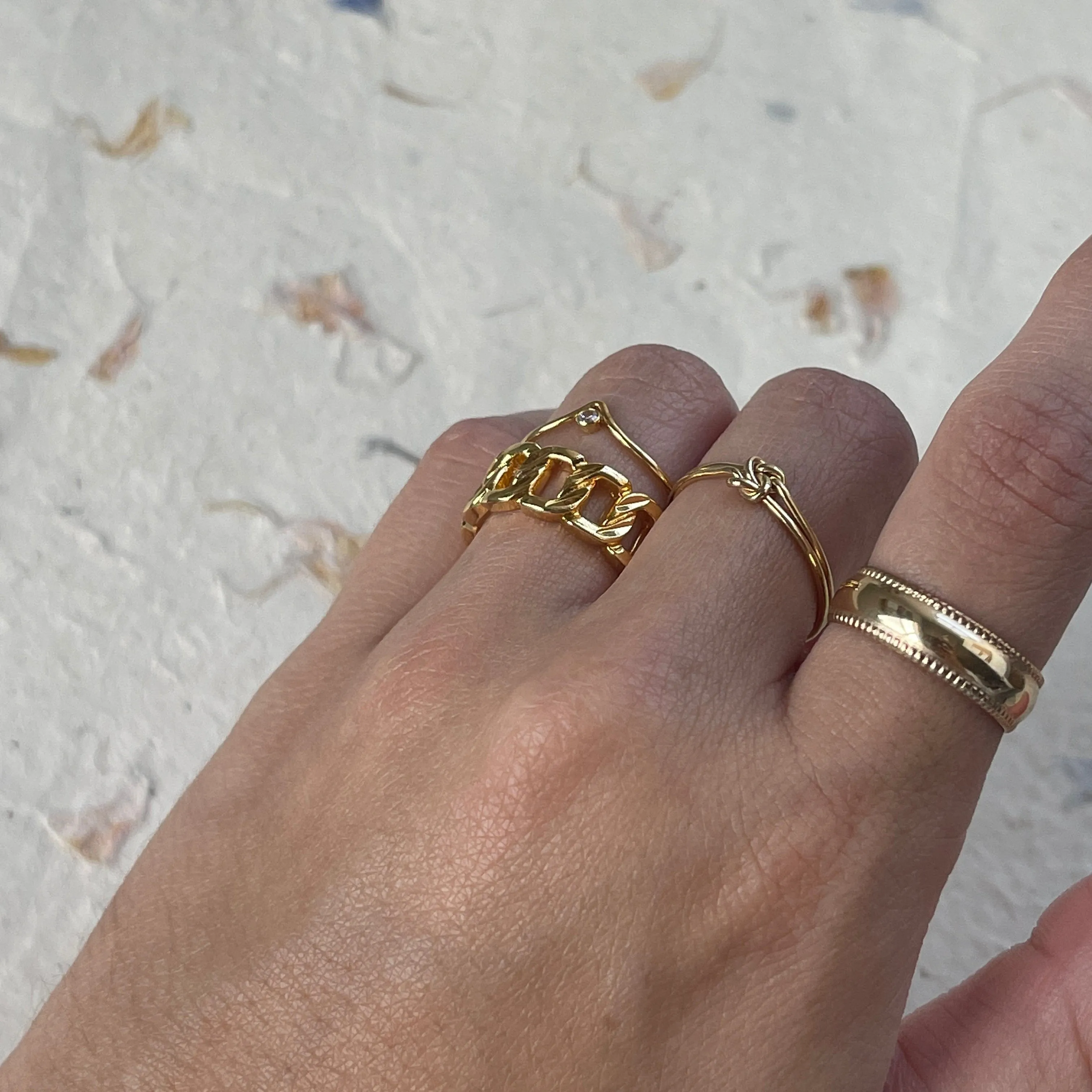 Jada Link Ring (Gold)