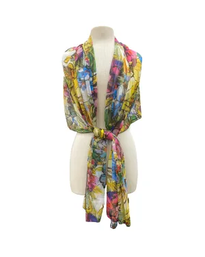 JADE Long and Wide Sheer Shawl Stole Wrap Cover
